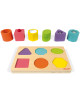 Puzzle bébé 6 cubes sensoriels "I wood" en bois (12-36 mois)