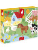 Puzzle enfant géant tactile "La ferme" (2-5 ans)