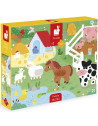Puzzle enfant géant tactile "La ferme" (2-5 ans)