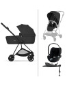  Poussette MIOS + Nacelle LUXE + CLoud T Plus + Base T Confort Matt Black "Sepia Black" (2026)
