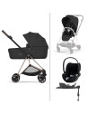  Poussette MIOS + Nacelle LUXE + CLoud T Plus + Base T Confort Rosegold "Sepia Black" (2026)