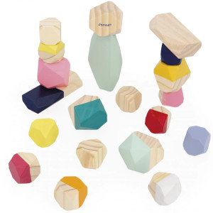 Pierres à empiler en bois Zigolos (2-6 ans) Janod