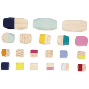 Pierres à empiler en bois Zigolos (2-6 ans) Janod