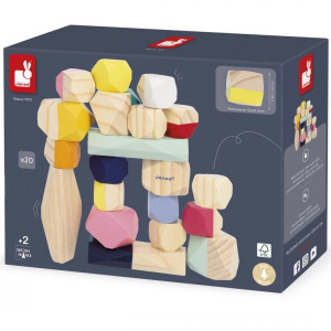 Pierres à empiler en bois Zigolos (2-6 ans) Janod