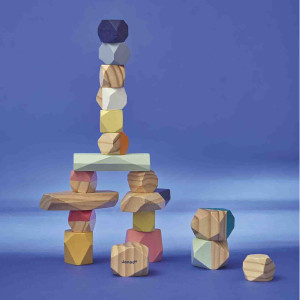 Pierres à empiler en bois Zigolos (2-6 ans) Janod