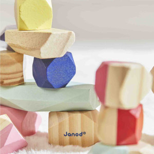 Pierres à empiler en bois Zigolos (2-6 ans) Janod