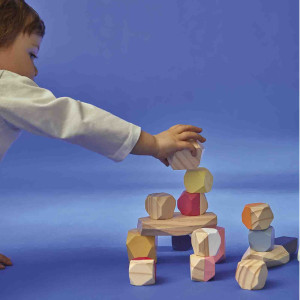 Pierres à empiler en bois Zigolos (2-6 ans) Janod