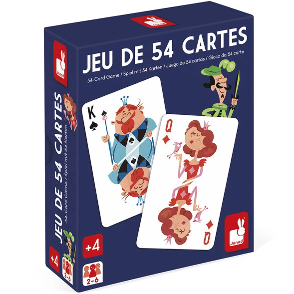 Jeu de 54 cartes illustrées (4-7 ans)