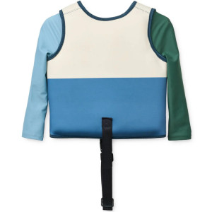 Gilet de Natation enfant Dove avec manches "Riverside Multi Mix" Liewood