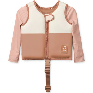 Gilet de Natation enfant Dove avec manches "Tuscany Rose Multi Mix" Liewood