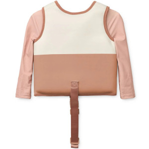 Gilet de Natation enfant Dove avec manches "Tuscany Rose Multi Mix" Liewood