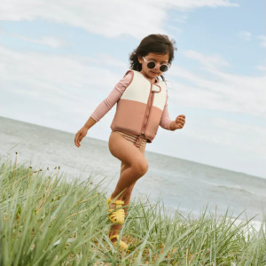 Gilet de Natation enfant Dove avec manches "Tuscany Rose Multi Mix" Liewood