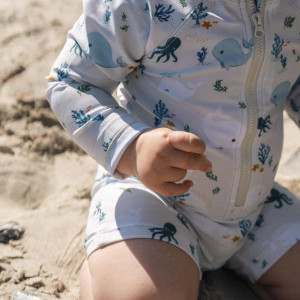 Combinaison anti-UV bébé manches longues Villads "Les contes de Christian la Baleine" (3-4 ans)