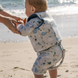 Gilet de Natation bébé (1-2 ans) anti-UV "Les contes de Christian la Baleine" Filibabba