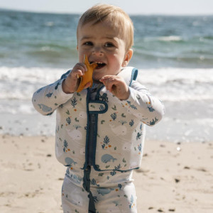 Gilet de Natation bébé (1-2 ans) anti-UV "Les contes de Christian la Baleine" Filibabba