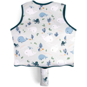 Gilet de Natation bébé (1-2 ans) anti-UV "Les contes de Christian la Baleine" Filibabba
