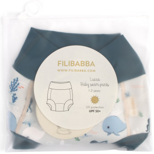 Culotte de bain Couche Lucca  "Les contes de Christian la Baleine" (1-2 ans) Filibabba