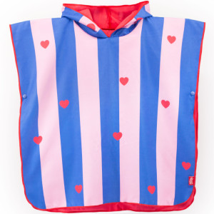 Poncho de plage microfibre enfant "Cerise" (1-6 ans) Quut