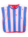 Poncho de plage microfibre enfant "Cerise" (1-6 ans) Quut