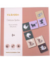 Jeu Domino "Animaux de la ferme" (3-5 ans) Filibabba