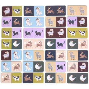 Jeu Domino "Animaux de la ferme" (3-5 ans) Filibabba