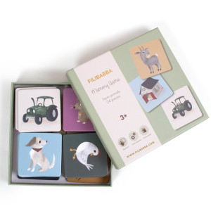 Jeu Memory "Animaux de la ferme" (3-6 ans) Filibabba
