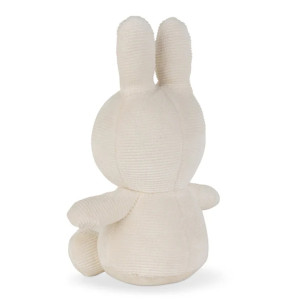 Peluche Miffy en velours côtelé  (18 cm) "Trèfle" BOn ton Toys