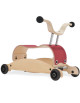 Trotteur évolutif Mini-Flip 3 en 1 en bois "Framboise" (9 mois-3 ans)