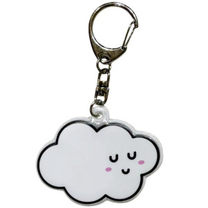 Porte-clé réfléchissant Lumibuddy "Nuage" Rainette