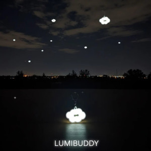 Porte-clé réfléchissant Lumibuddy "Nuage" Rainette