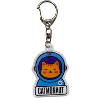 Porte-clé réfléchissant Lumibuddy "Chatstonaute" Rainette
