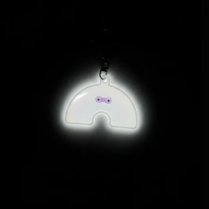 Porte-clé réfléchissant Lumibuddy "Arc-en-ciel" Rainette