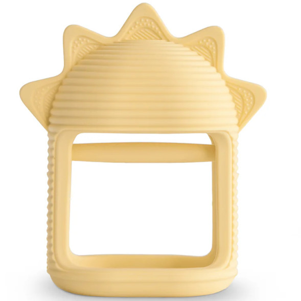 Jouet de dentition en silicone Soleil "Yellow"