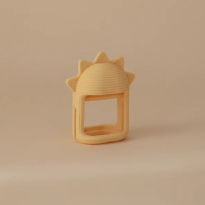 Jouet de dentition en silicone Soleil "Yellow" Mushie