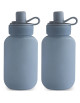 Gourdes Compote en silicone "Bleu" (x2)