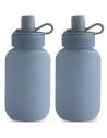 Gourdes Compote en silicone "Bleu" (x2)