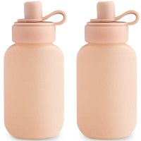 Gourdes Compote en silicone "Rose Blush" (x2)