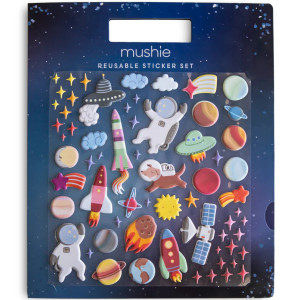 Livre de stickers réutilisables "L' Espace" Mushie