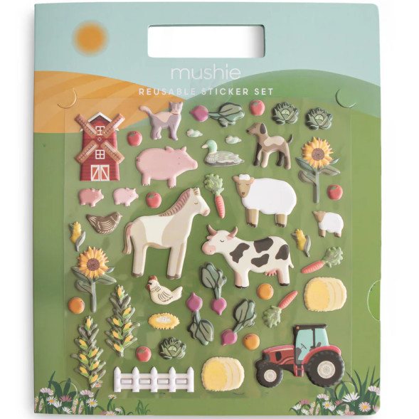 Livre de stickers réutilisables "La Ferme"