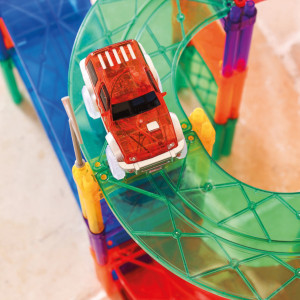 Kit circuit magnétique "Race Track Intense" (65 pièces) Cleverclixx