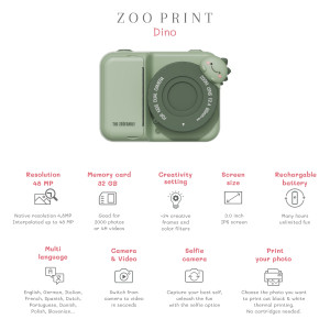 Appareil-photo numérique Zoo Print "Dino" (5-11 ans)