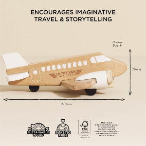 Avion en bois (3 ans et +) Le Toy Van