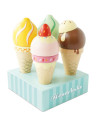 Set de Glaces en cornets en bois (3 ans et +) Le Toy Van