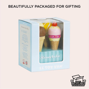 Set de Glaces en cornets en bois (3 ans et +) Le Toy Van