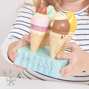 Set de Glaces en cornets en bois (3 ans et +) Le Toy Van