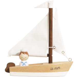 Voilier et son capitaine en bois (3 ans et +) Le Toy Van