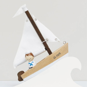 Voilier et son capitaine en bois (3 ans et +) Le Toy Van