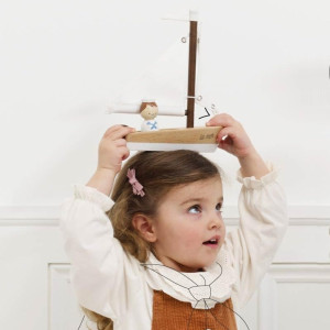 Voilier et son capitaine en bois (3 ans et +) Le Toy Van