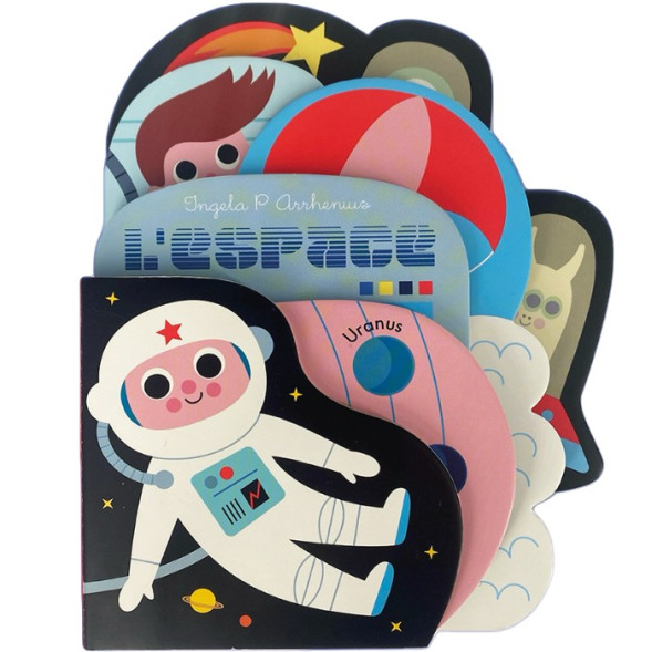 Livre bébé imagier en carton "L'Espace" (6-36 mois)
