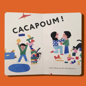 Livre bébé "Badaboum" (18 mois et +) Marcel & Joachim